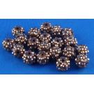 50 Shamballa Strassperlen Beads 10mm braun